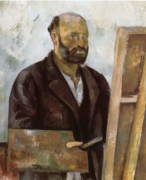 Autoportrait a la palette, Paul Cezanne